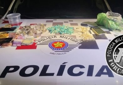 Casal é detido por tráfico de drogas em Piquete