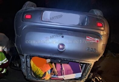 Jovem morre após capotamento na Rodovia Carvalho Pinto, em Caçapava