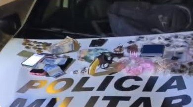 Pré-Carnaval em Areias: trio é detido por porte ilegal de arma e tráfico de drogas