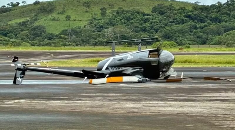Suspeito de tentar decolar helicóptero em aeroporto de Caxambu é preso no Sul de Minas