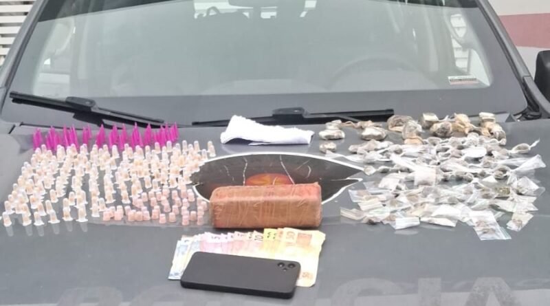 BAEP prende homem por tráfico de drogas no centro de Cachoeira Paulista