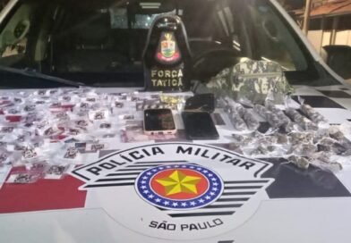 Polícia Militar prende dois homens por tráfico de drogas em Areias
