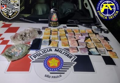 Polícia Militar prende homem e apreende adolescente por tráfico de drogas em Cachoeira Paulista