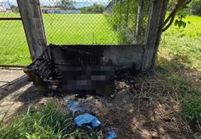 Ossada humana é encontrada em sofá carbonizado em Pindamonhangaba