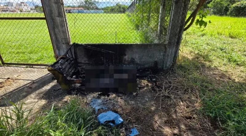 Ossada humana é encontrada em sofá carbonizado em Pindamonhangaba