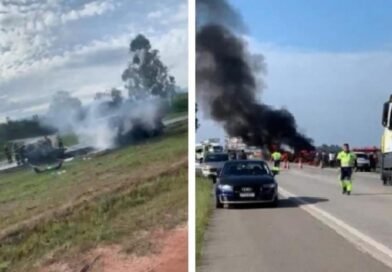 Acidente entre carros e caminhão deixa três mortos em Tremembé