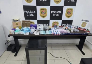 Polícia apreende anabolizantes e medicamentos irregulares em Pinda