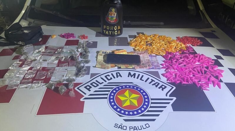 Adolescente é apreendido por tráfico de drogas em Cachoeira Paulista