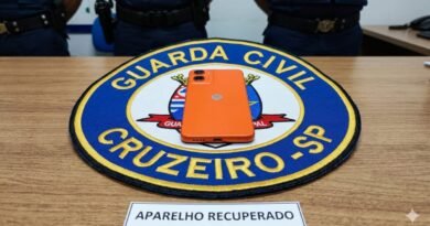 Guarda Civil Municipal prende suspeito de furto de celular em Cruzeiro