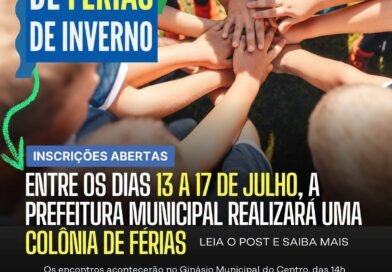 Prefeitura de Lavrinhas abre inscrições para Colônia de Férias