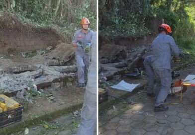 Idoso morre após muro desabar sobre ele em Caraguatatuba