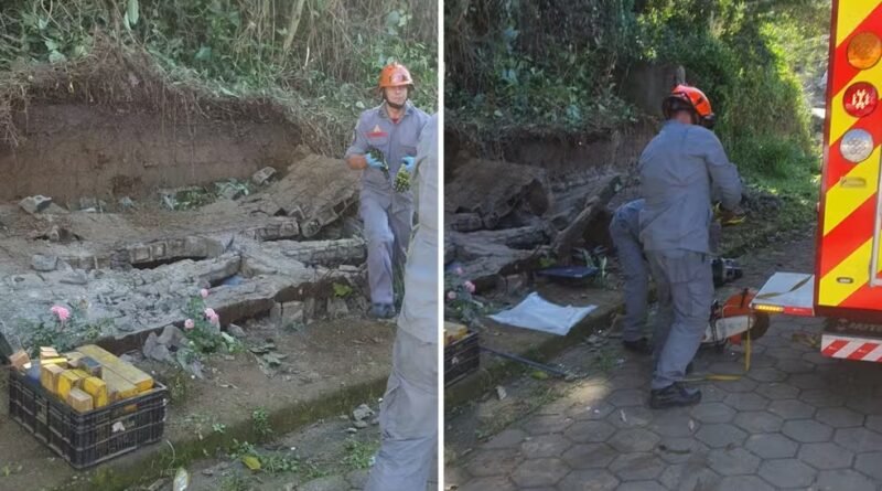 Idoso morre após muro desabar sobre ele em Caraguatatuba