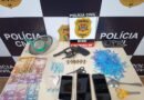 DISE prende três suspeitos por tráfico de drogas e apreende arma em Cruzeiro
