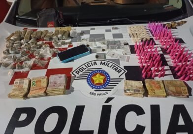 Homem é preso por tráfico de drogas e adolescente é apreendido em Cachoeira Paulista