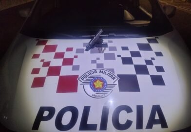 Homem é detido com pistola durante patrulhamento da PM em Cruzeiro