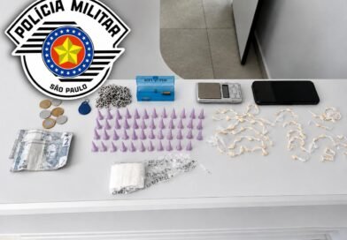 Homem é preso com drogas e munições durante abordagem em Canas