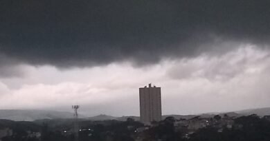 Defesa Civil alerta para chuva forte e queda de temperatura no Vale do Paraíba