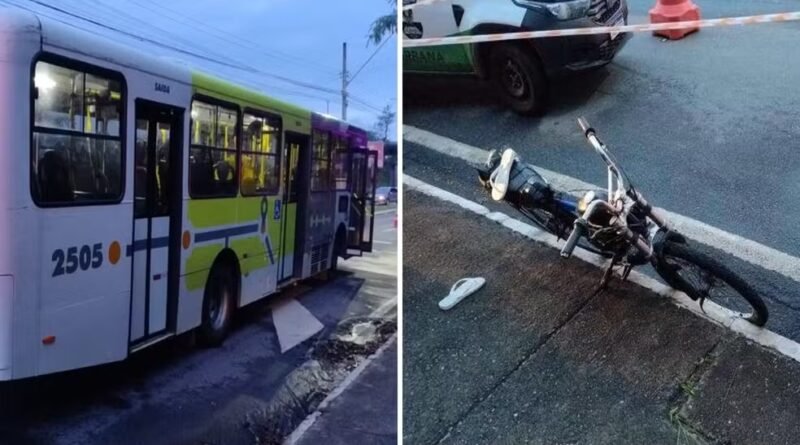 Criança morre após colisão frontal entre bicicleta motorizada e ônibus em Taubaté